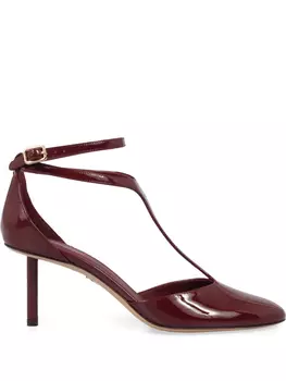 Ferragamo туфли Dcollet 76 с Т-образным ремешком, красный