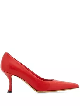 Ferragamo туфли-лодочки из кожи Elydea 70 мм, красный