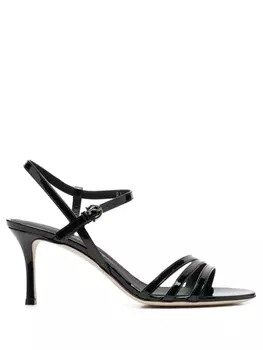 Ferragamo туфли с пряжками, черный
