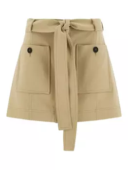 Ferragamo юбка мини с карманами, нейтральный