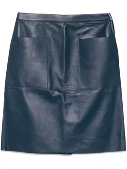 Ferragamo юбка с накладными карманами, синий