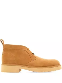 Ferragamo замшевые ботинки, коричневый