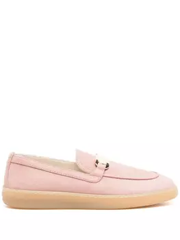 Ferragamo замшевые лоферы, розовый