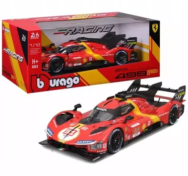Ferrari 499P #51 LMH FIA 24h Le Mans Hypercar 2023 1:18 Bburago 18-16301