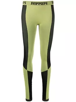 Ferrari легинсы с логотипом на поясе, черный
