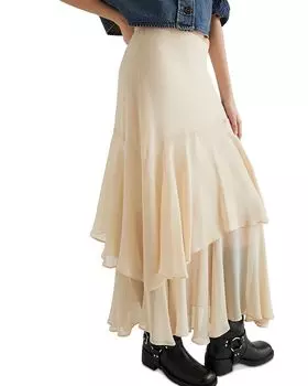 Феррито Шелковая Юбка Marella, слоновая кость/кремовый