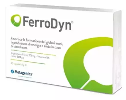 Ferrodyn Hi 30 капсул Железодобавка Metagenics