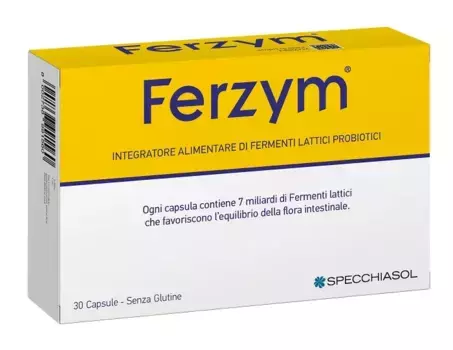 Ferzym Plus 30 капсул Молочнокислая ферментная добавка Specchiasol