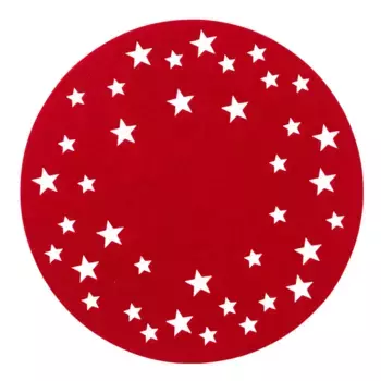 Фетровая подставка для столовых приборов «Вселенная» El Corte Ingls, красный