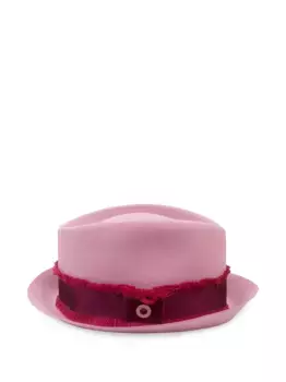 Фетровая шляпа-федора Loro Piana, розовый