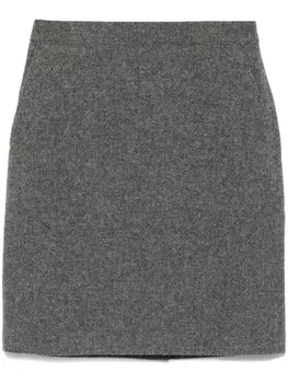 Фетровая юбка миди DUNST, серый