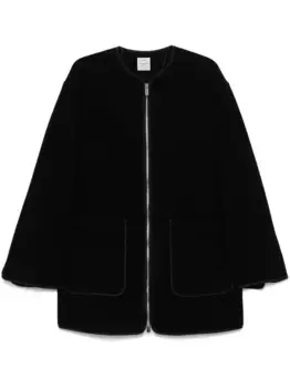 Фетровое пальто TOTEME, черный