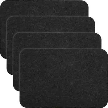 Фетровые подставки для столовых приборов, 4 шт. в упаковке 204623 Erwin Mller, серый