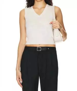 Февральская майка цвета слоновой кости NILI LOTAN