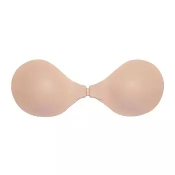 Feyre Клейкий силиконовый бюстгальтер круглой формы коричневого цвета, размер B, Browny