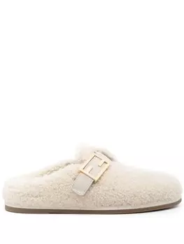 FFeel мюли FENDI, нейтральный цвет