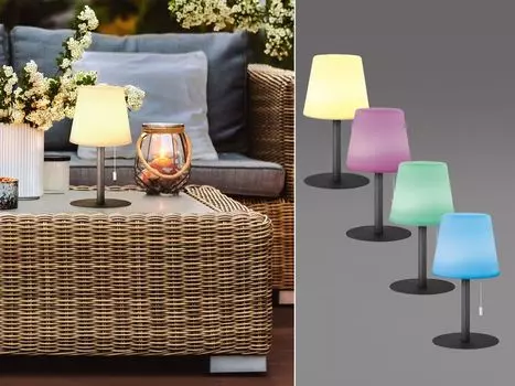 ФХЛ легко! Уличная настольная лампа Garden 15см со сменой цвета FHL easy