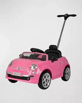 Fiat 500 Push Car Розовая коляска Best Ride on Cars, цвет Pink