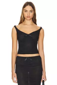 Фиби топ Majorelle, черный