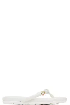 Фиджийские сандалии из нубука Gianvito Rossi, белый