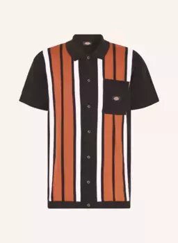 Fieldale классический крой трикотажная рубашка Dickies, черный