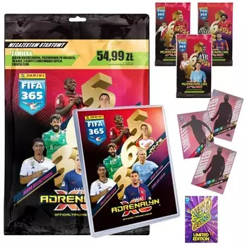 Fifa 365 2024 Футбольная Карточка Альбом Panini Adrenalyn Xl Мега Стартовый Набор