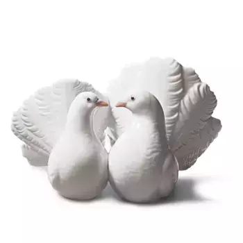Фигура Пара голубей Lladr, белый