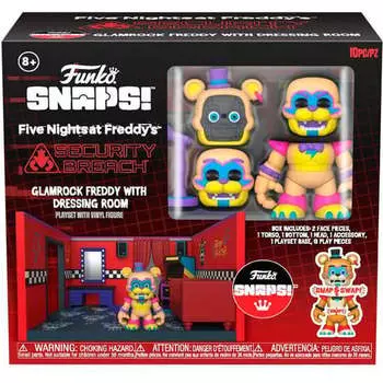 Фигура щелкает! Five Night At Freddys Glamrock Фредди с гримеркой Funko