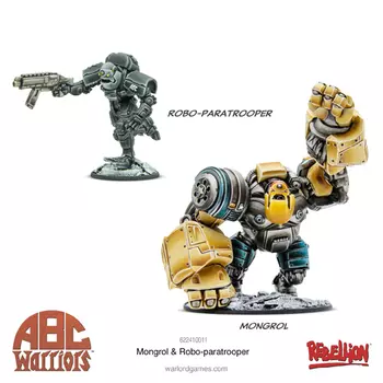Фигурка Abc Warriors: Mongrol & Robo-Paratrooper Warlord Games