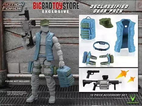 Фигурка Action Force Declassified Gear Pack BBTS Exclusive Accessory Set Valaverse