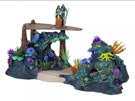 Фигурка Avatar: The Way of Water World of Pandora Metkayina Reef with Tonowari and Ronal Playset MCFARLANE TOYS