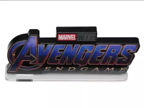 Фигурка Avengers: Endgame Acrylic Logo Display EX (Black Ver.) Exclusive Bandai Spirits