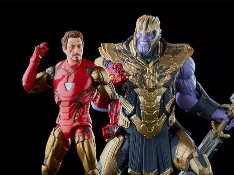 Фигурка Avengers: Endgame Marvel Legends The Infinity Saga Iron Man Mark 85 & Thanos Two-Pack Hasbro