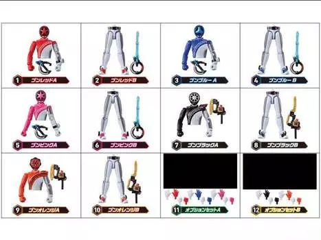 Фигурка Bakuage Sentai Boonboomger Yu-Do Boonboomgers Box of 12 Random Figures & Accessories Bandai Spirits