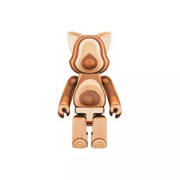 Фигурка Bearbrick Karimoku Layered Wood 400%, коричневый