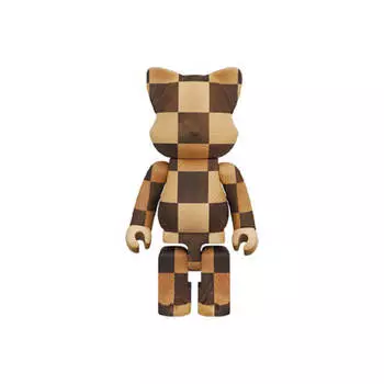 Фигурка Bearbrick NY@BRICK Karimoku CHESS 400%, коричневый