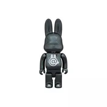 Фигурка Bearbrick Rabbrick CHROME 400%, черный