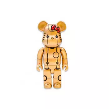 Фигурка Bearbrick Robot Hello Kitty 1000%, золотой
