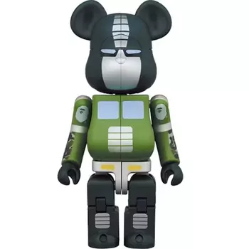 Фигурка Bearbrick x Bape x Transformers Optimus Prime 200%, зеленый