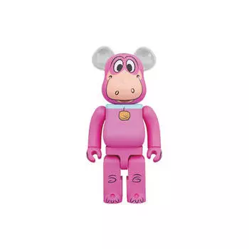 Фигурка Bearbrick x The Flintstones Dino 1000%, розовый