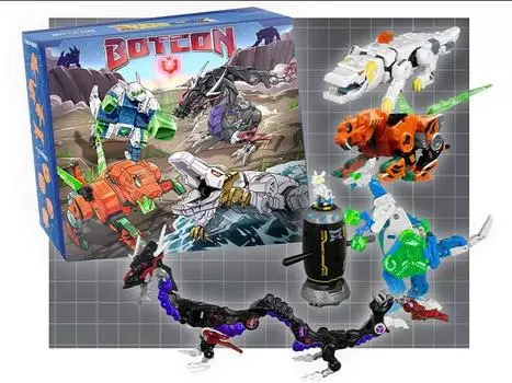 Фигурка BeastBOX BBC-01/02/03/04 BotCon 2022 Exclusive Box Set & BotCon Comic 52TOYS