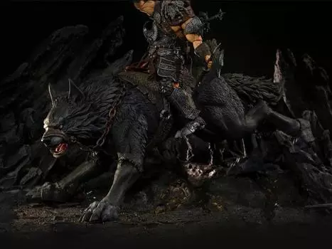 Фигурка Black Giant Wolf (Basic Ver.) 1/12 Scale Figure Fish Toys (D20Studio)