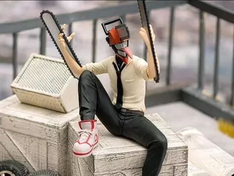 Фигурка Chainsaw Man Denji as Chainsaw Man Premium Perching Figure Sega