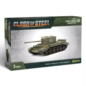 Фигурка Clash Of Steel – Challenger Armoured Troop (X3 Plastic) Gale Force Nine