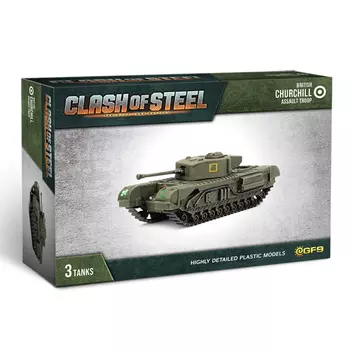 Фигурка Clash Of Steel – Churchill Assault Troop (X3 Plastic) Gale Force Nine