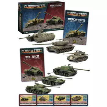 Фигурка Clash Of Steel – Clash Of Steel Starter: Usa Vs Soviet Gale Force Nine