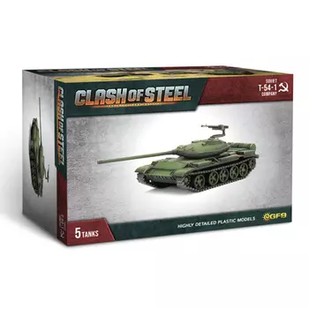 Фигурка Clash Of Steel – T-44 / T-54-1 Tank Company (X5 Plastic) Gale Force Nine