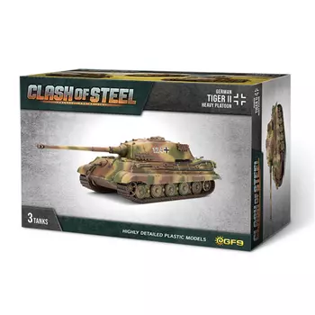 Фигурка Clash Of Steel – Tiger Ii Heavy Tank Platoon (X3 Plastic) Gale Force Nine