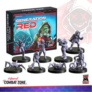 Фигурка Cyberpunk Red:Combat Zone Generation Red Faction Starter Box