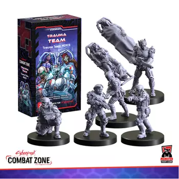 Фигурка Cyberpunk Red:Combat Zone Trauma Team Faction Starter Box